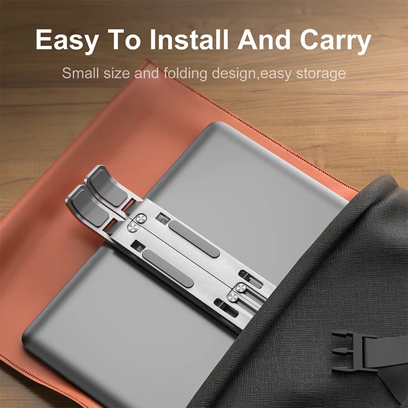 Support ergonomique pour ordinateur portable - rangement facile