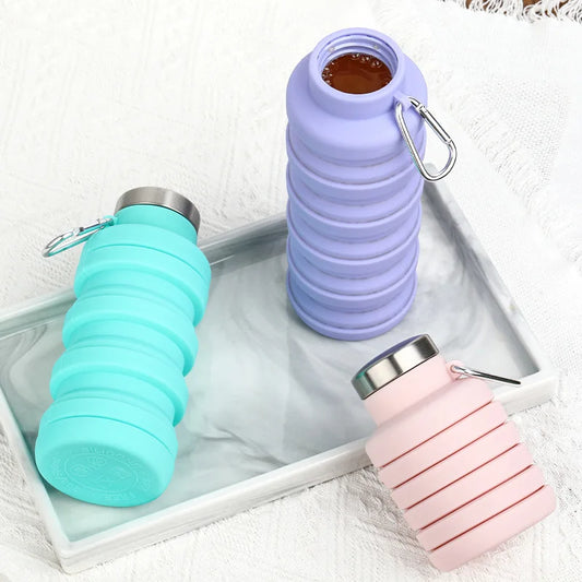 gourde pliante en silicone