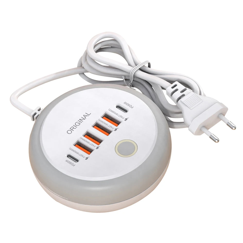 Chargeur mural multi-ports USB 50 W EU