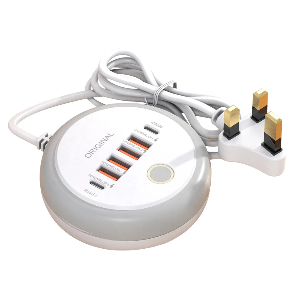 Chargeur mural multi-ports USB 50 W UK