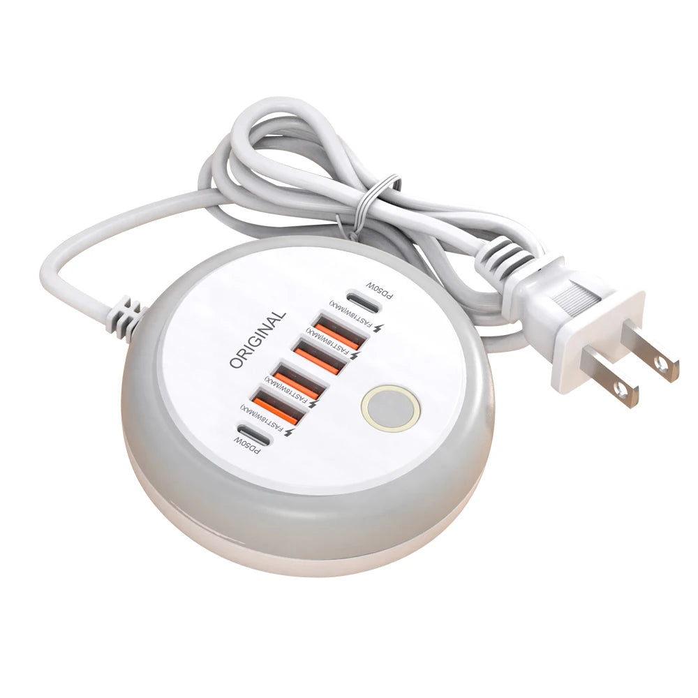 Chargeur mural multi-ports USB 50 W us