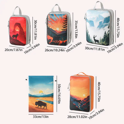 Cube de rangement pour vêtements - valise optimisée- dimension