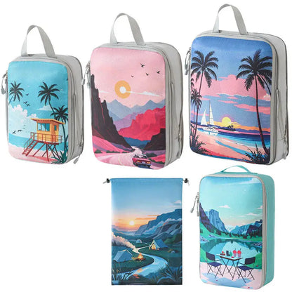 Cube de rangement pour vêtements - valise optimisée- série Summer