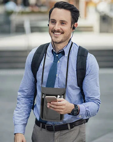 Pochette de transport RFID pour passeports et billet