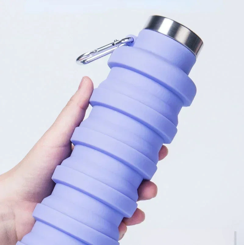 gourde pliante en silicone légère