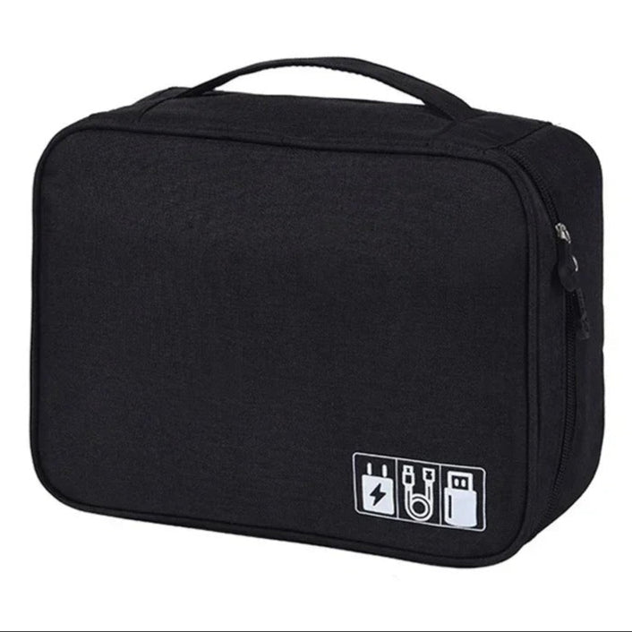 Sac de rangement tech compact et étanche pour accessoires numériques LHEXOR