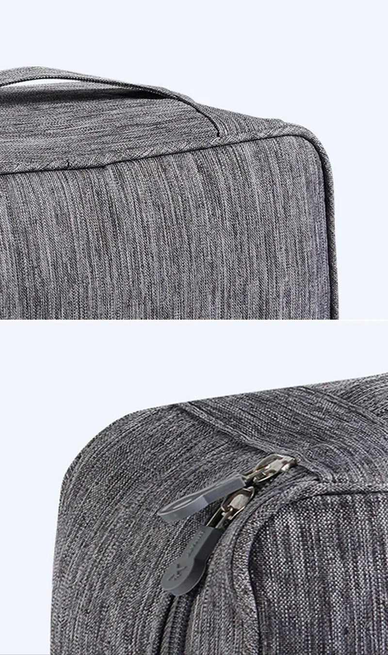 Sac tech étanche noir seul, design rigide et couture solide