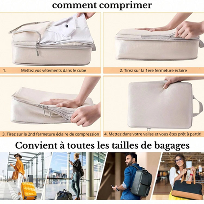 Sacs de rangement légers pour valises et bagages cabine