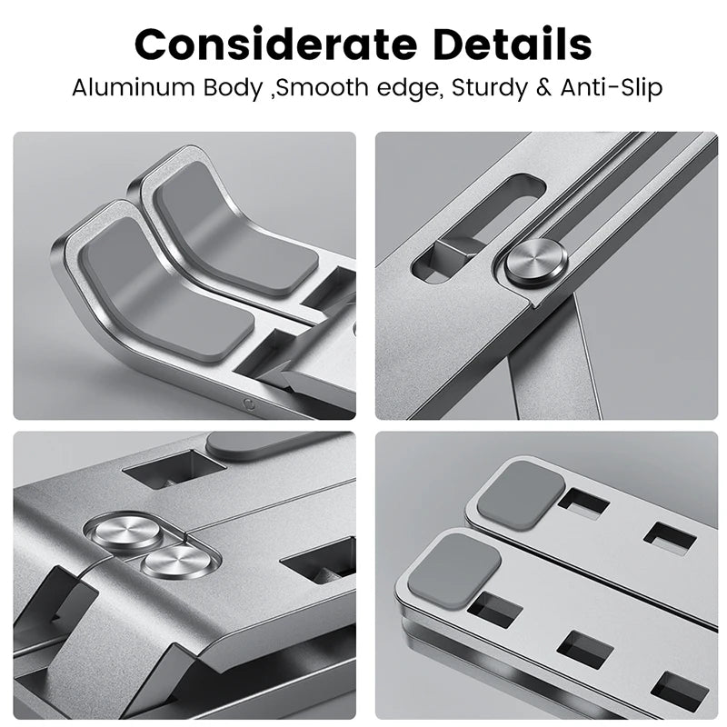 Support ergonomique pour ordinateur portable - détails considérable