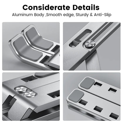 Support ergonomique pour ordinateur portable - détails considérable