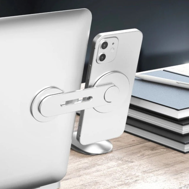 Support de téléphone magnétique sur ordinateur portable - LHEXOR