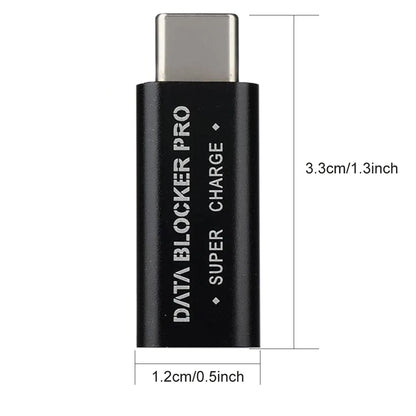 USB Data Blocker - Protection de données pour recharger sans risque -dimension